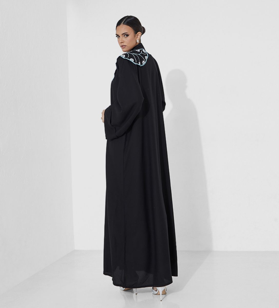 Bluepearle Abaya Rosette Abaya - Women's Abayas 3