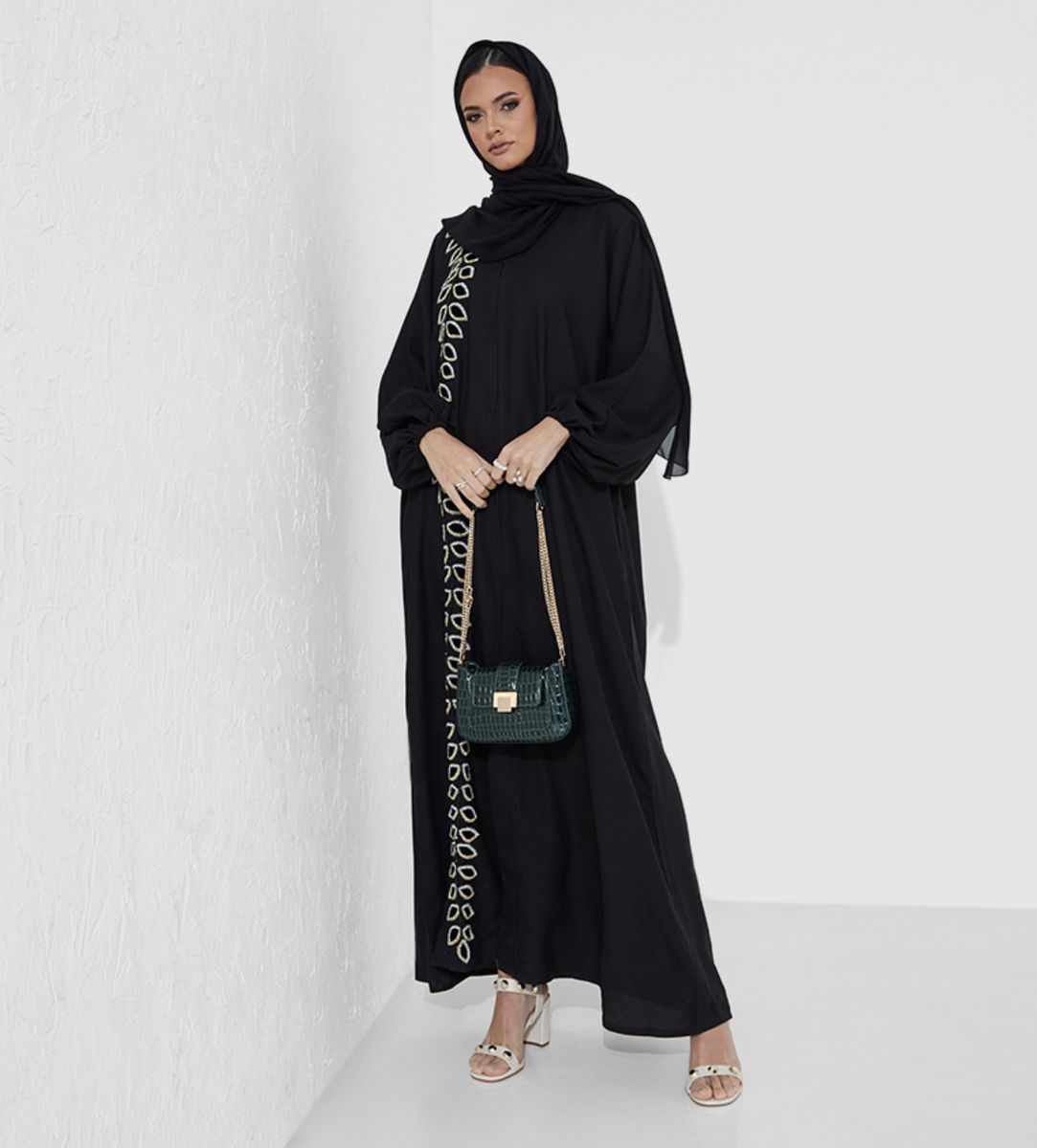 Rosette Abaya - Women's Abayas 1