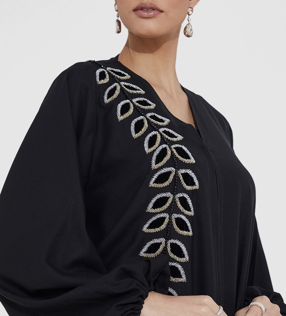 Rosette Abaya - Women's Abayas 2
