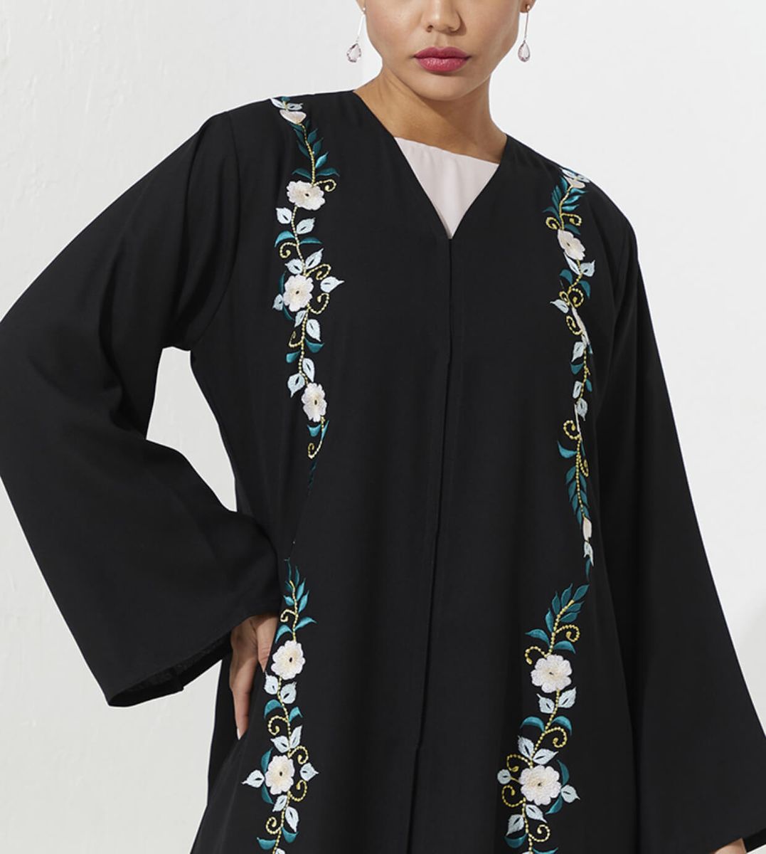 Rosette Abaya - Women's Abayas 2
