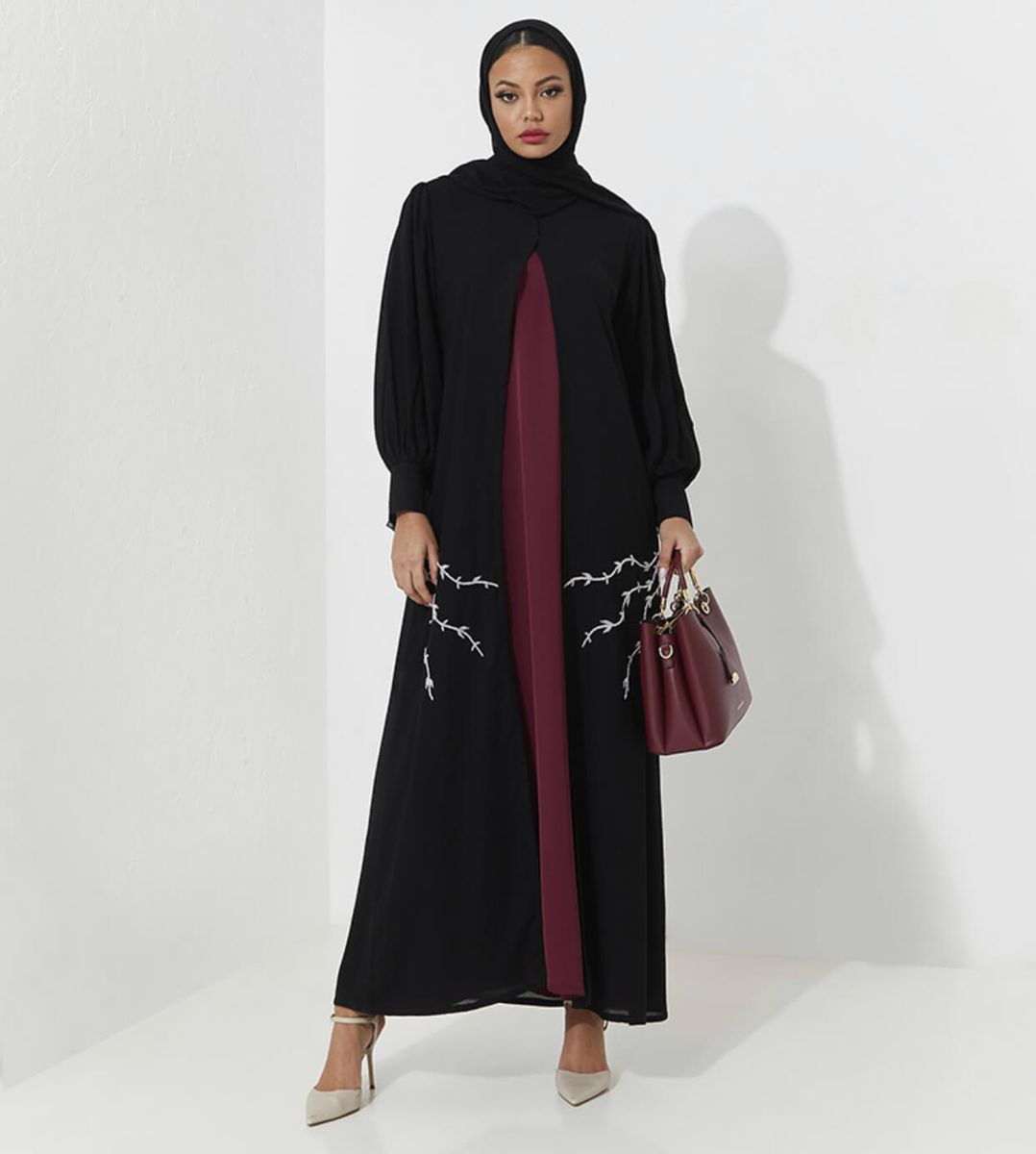 Rosette Abaya - Women's Abayas 4