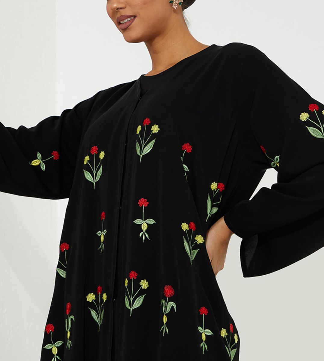 Rosette Abaya - Women's Abayas 2