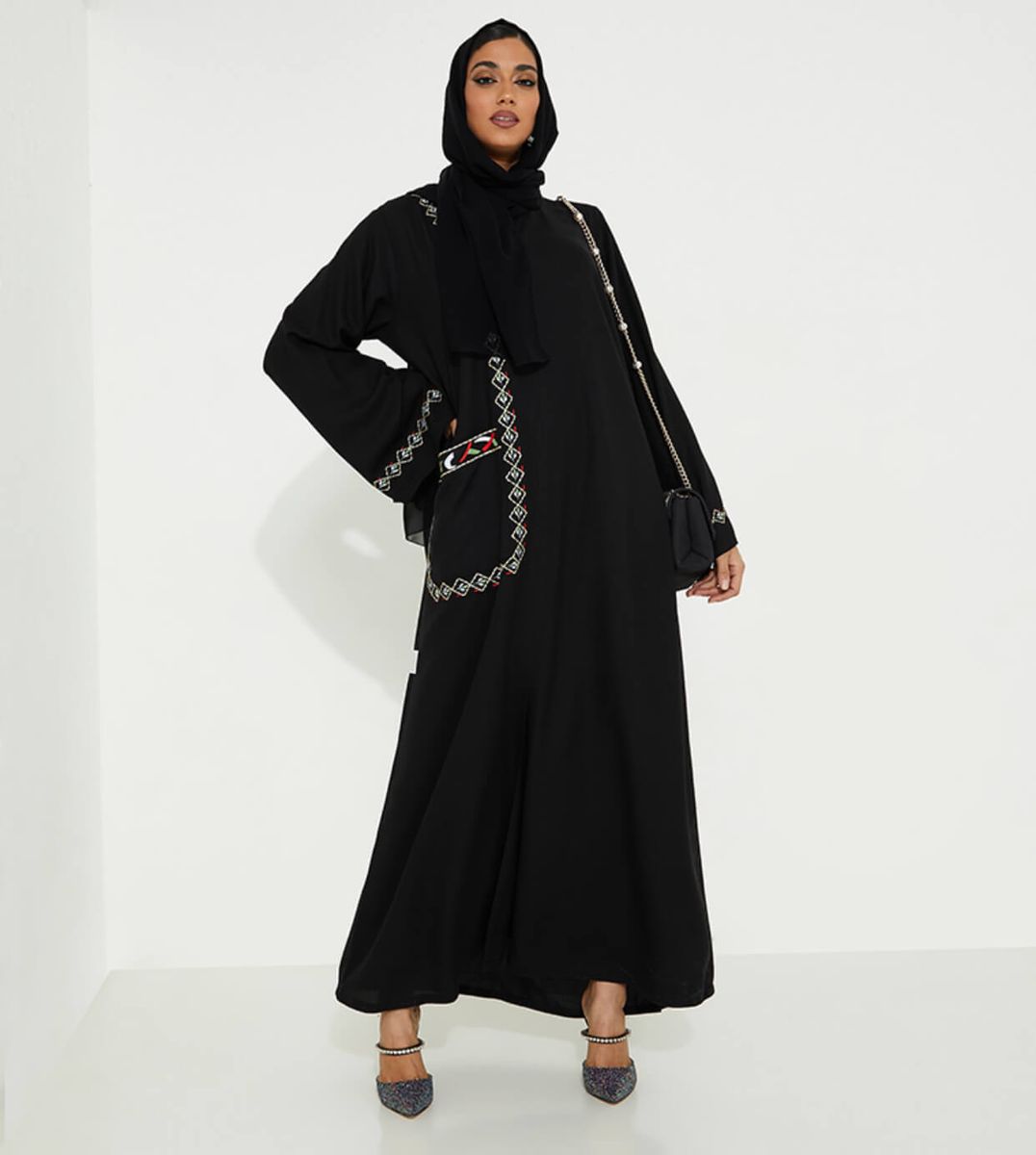 Rosette Abaya - Women's Abayas 3