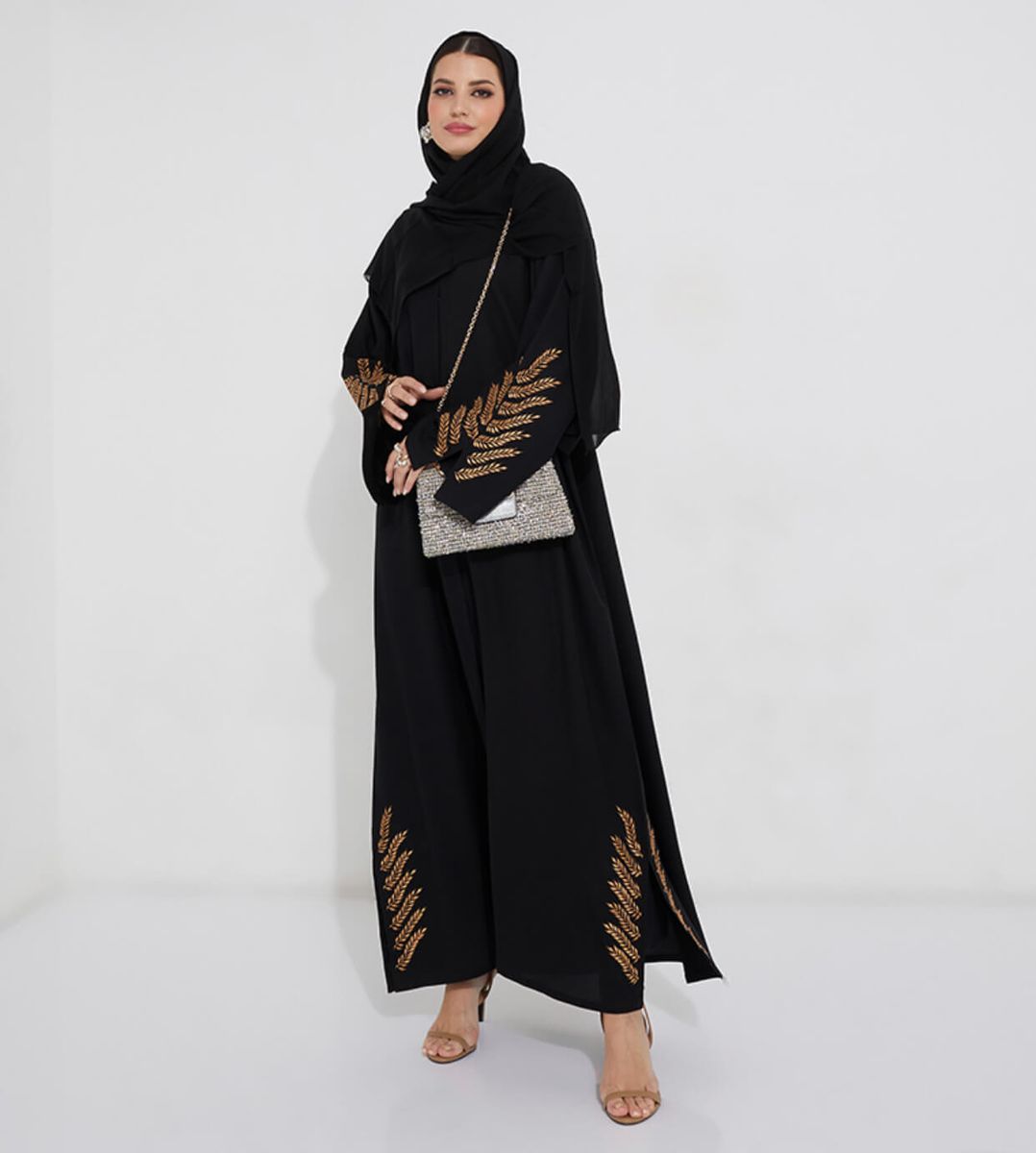 Rosette Abaya - Women's Abayas 3