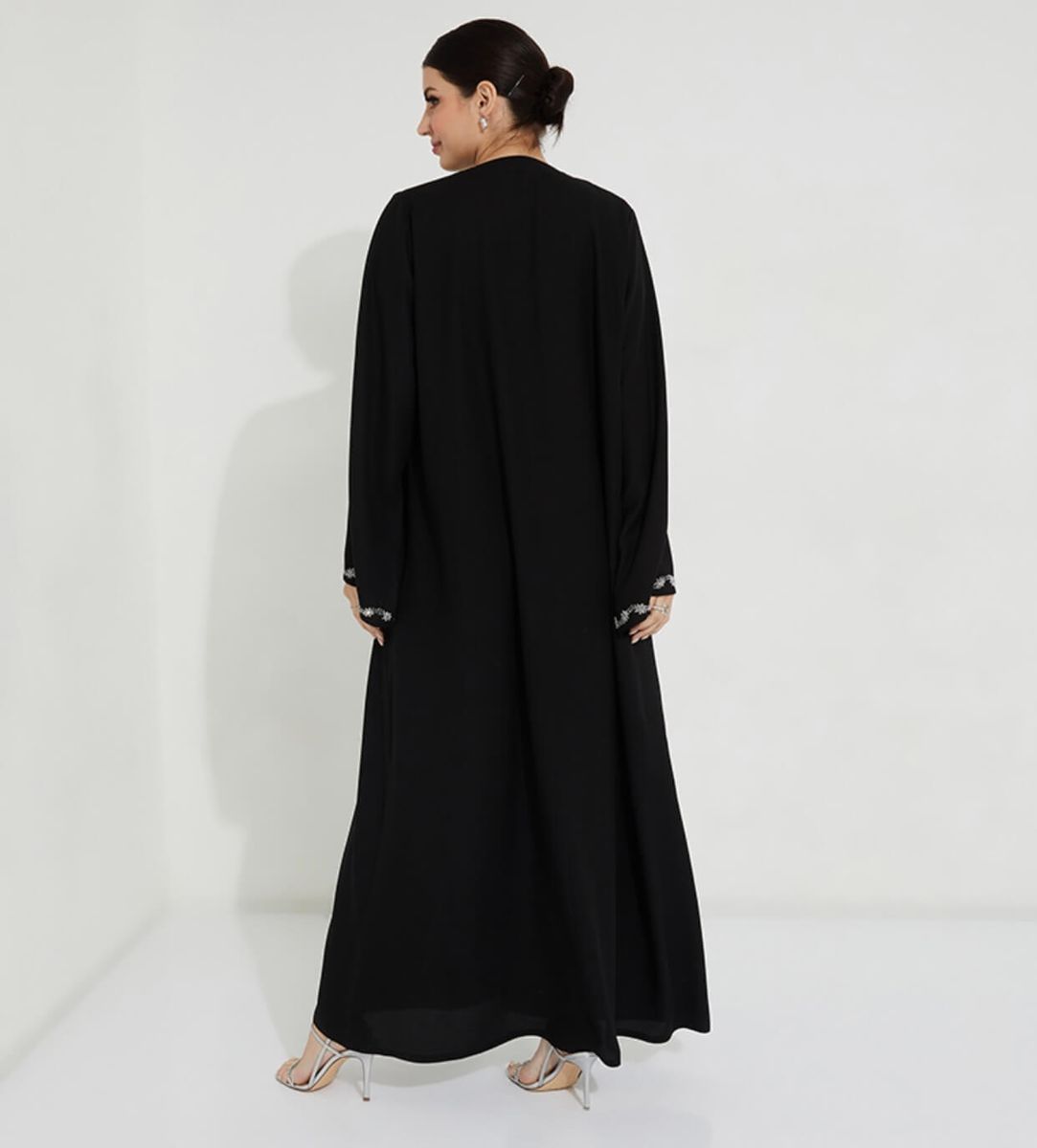 Scattering Stones Abaya Rosette Abaya - Women's Abayas 1