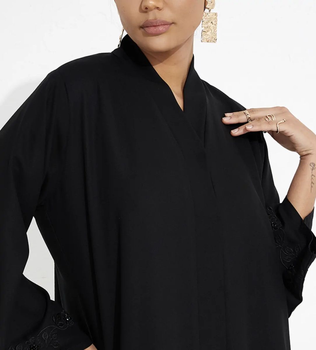 Women's Black 33-C Abaya - Abayas 1