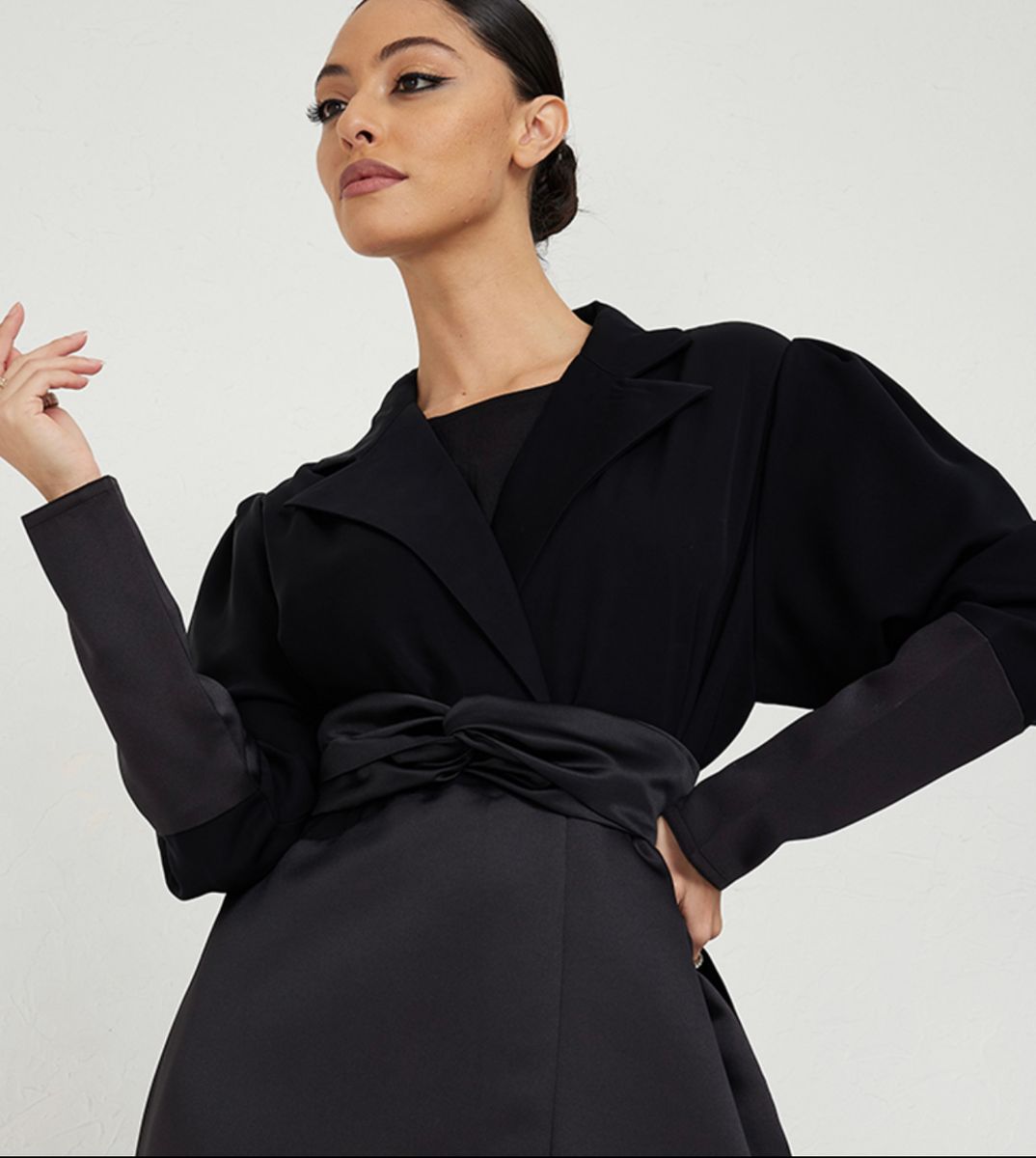 Black Bridal Queen Abaya - Abayas 2