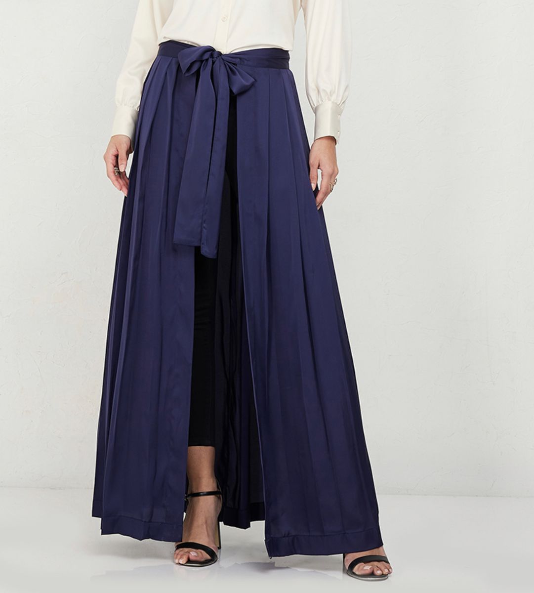 Women's Navy Abaya Skirt - Maxi Skirts 1