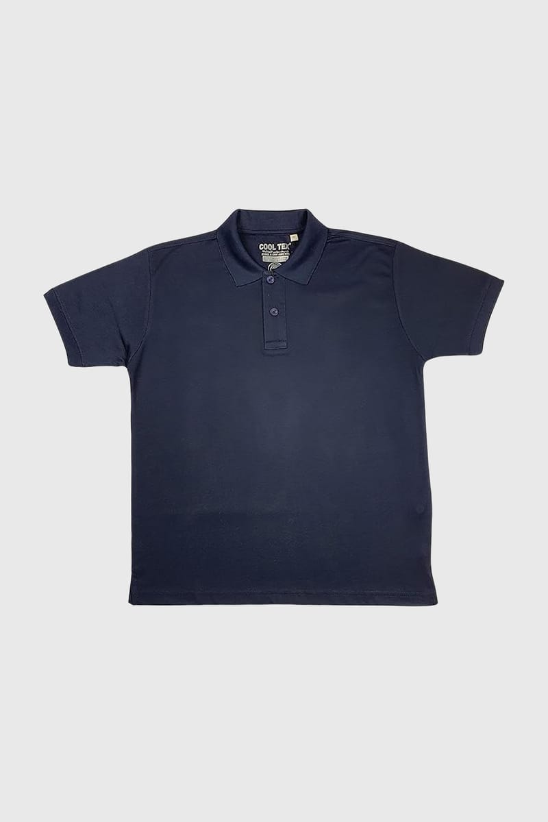 Cooltex Men Polo T-Shirt Navy Blue