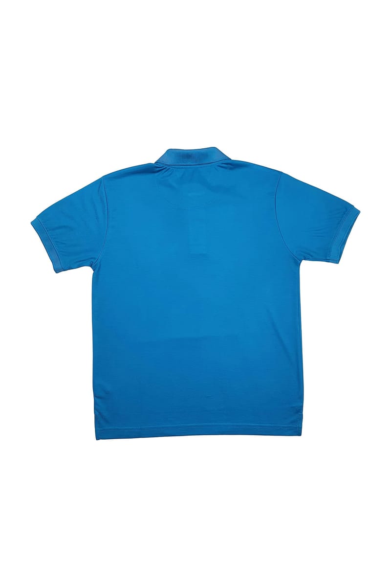 Cooltex Men Polo T-Shirt Turquoise Blue Cooltex - Men's Polo T-Shirts 1