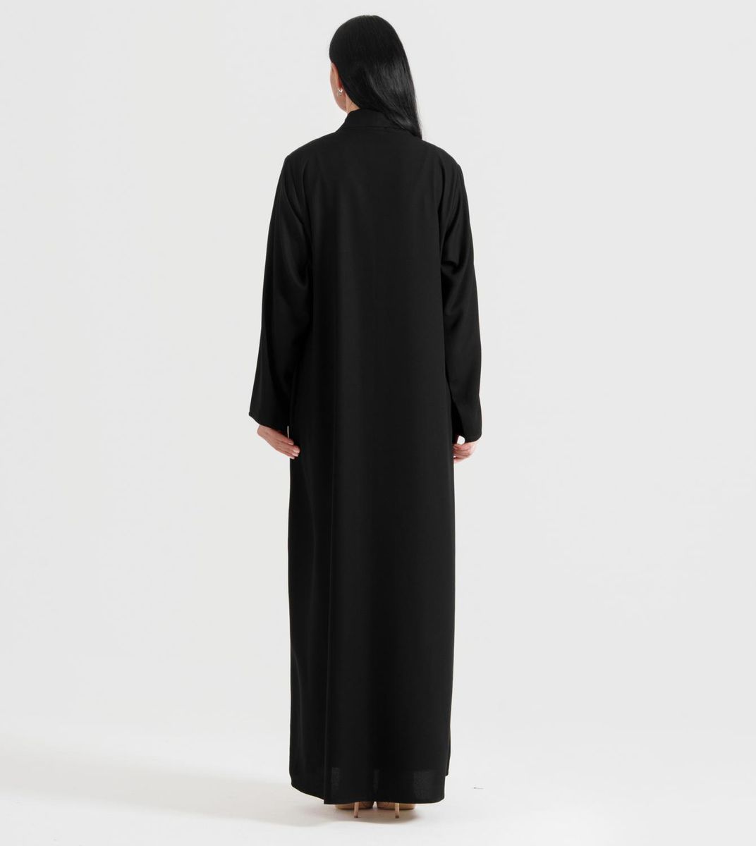 Women's Silver Pocket Abaya - Abayas 3