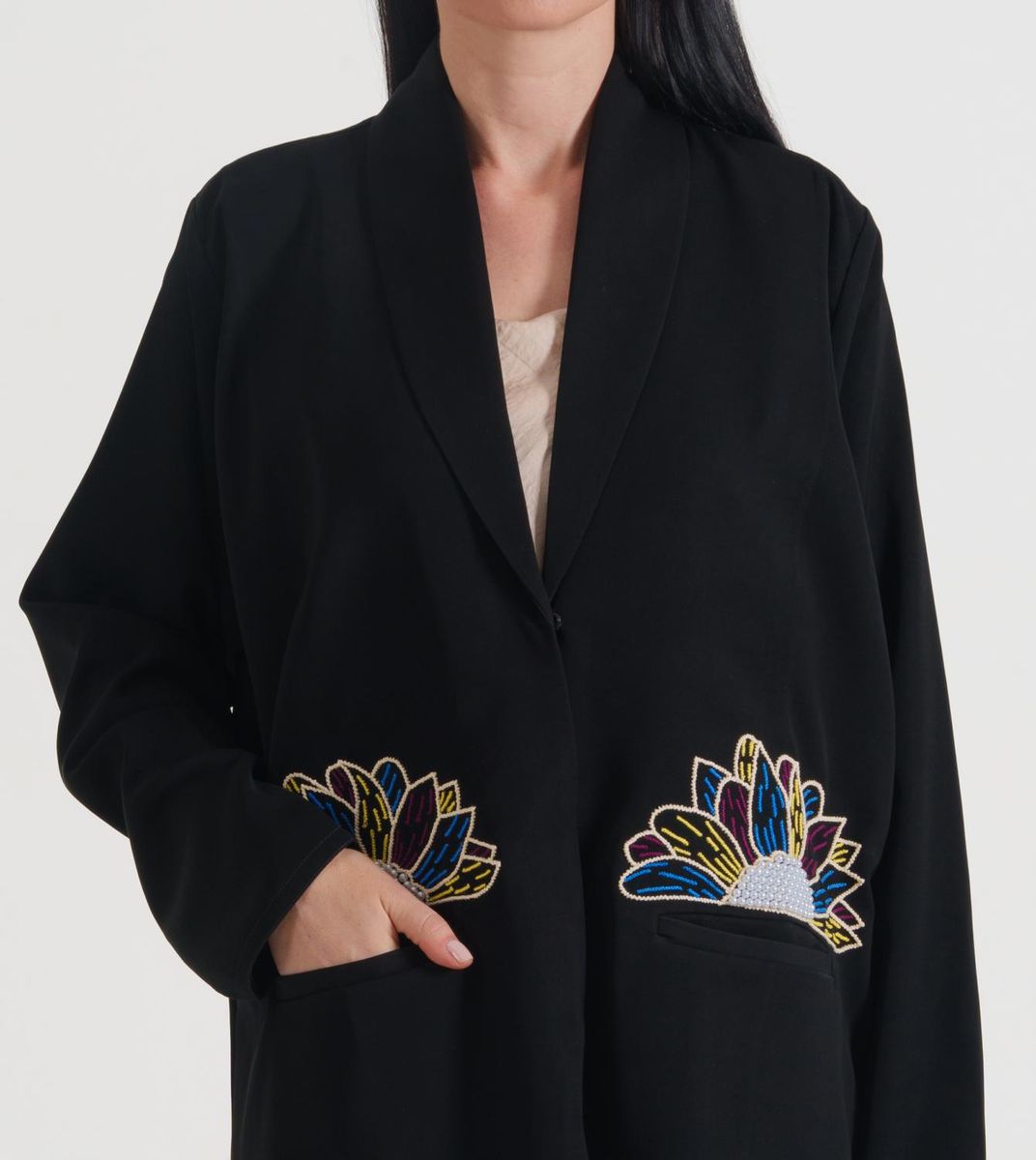 Coloring Lulu Pocket Abaya - Abayas 1