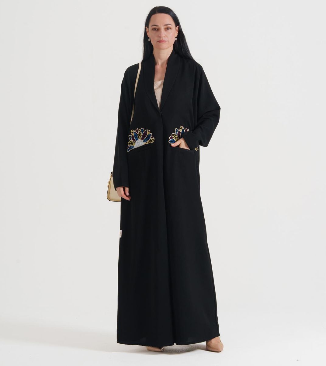 Coloring Lulu Pocket Abaya - Abayas 3