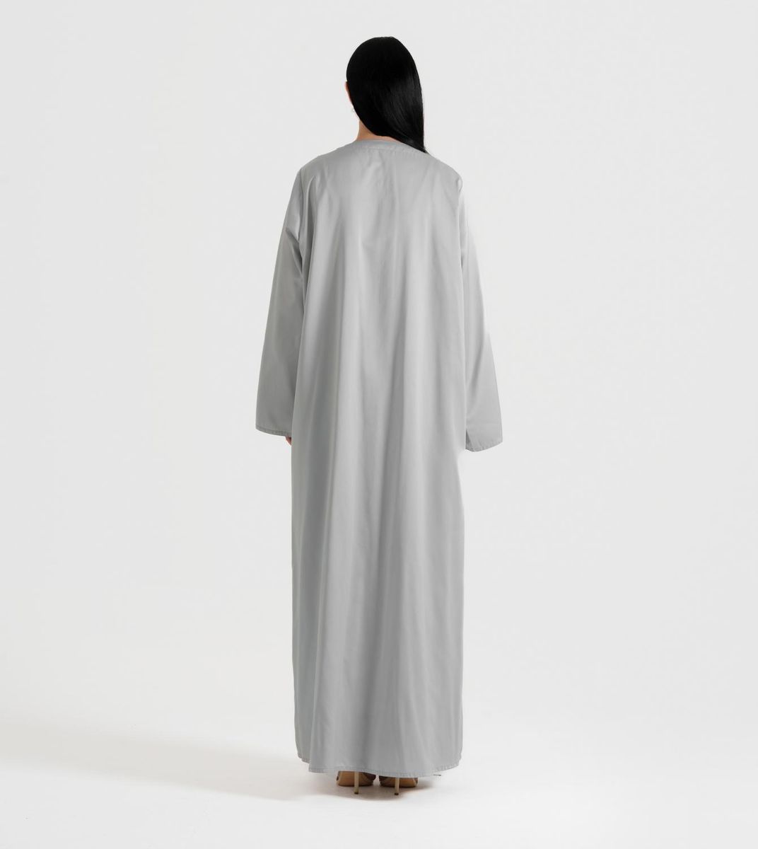 Silver abaya Rosette Abaya - Women's Abayas 2