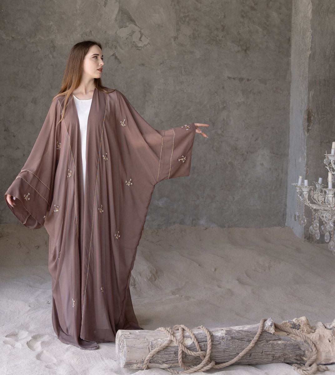 Rosette Abaya - Women's Abayas 1