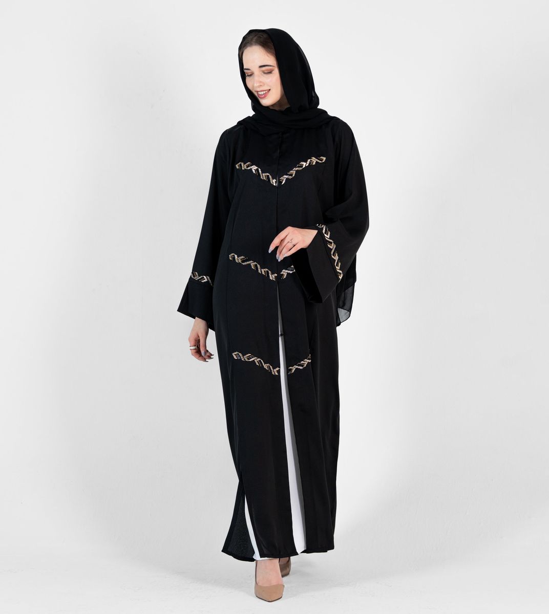 Rosette Abaya - Women's Abayas 4