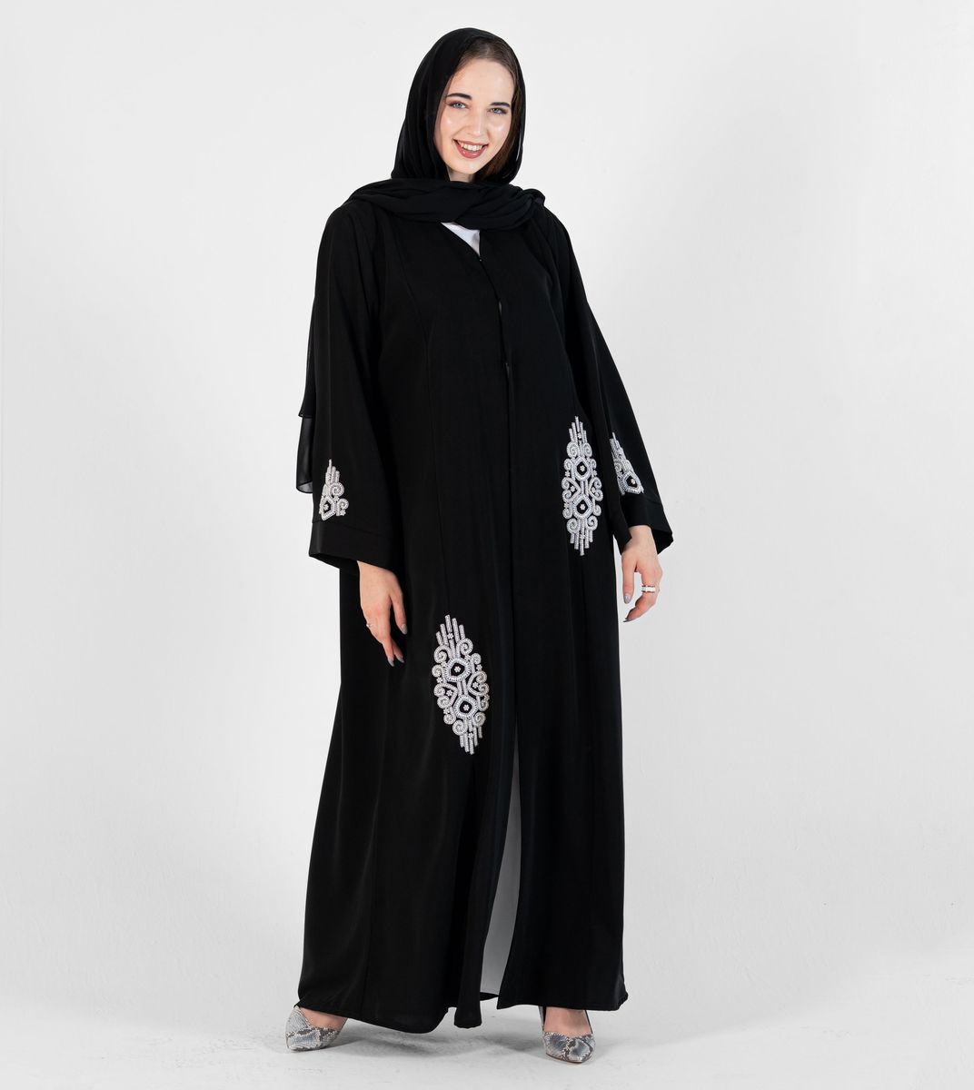 Rosette Abaya - Women's Abayas 3
