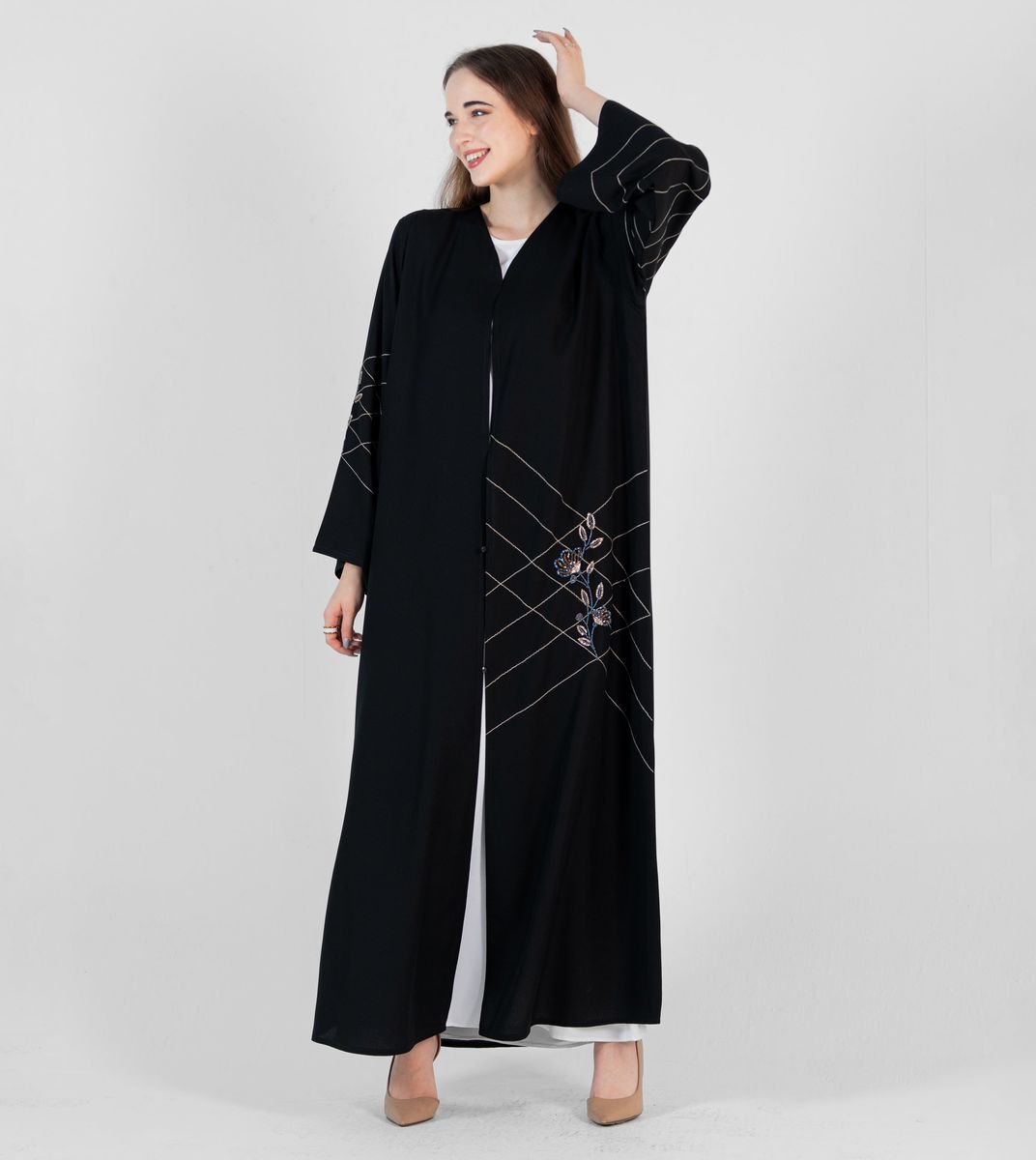 Rosette Abaya - Women's Abayas 3