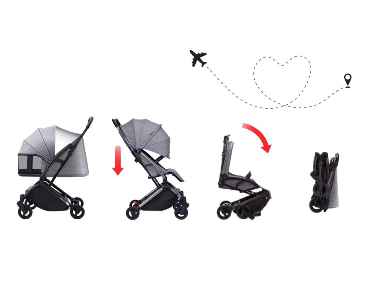 Youbi Toddler German Travel Light Stroller With New Born Attachment - Strollers 14