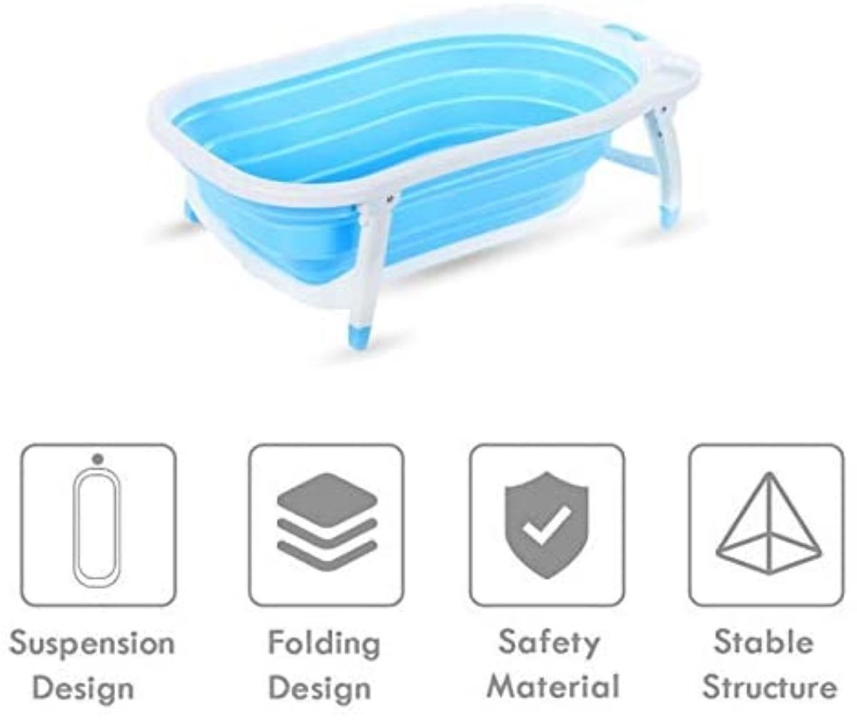 Pikkaboo Baby Foldable Portable Non-Slip Bath Tub Pikkaboo Baby Foldable Portable Non-Slip Bath Tub - Other Accessories 22