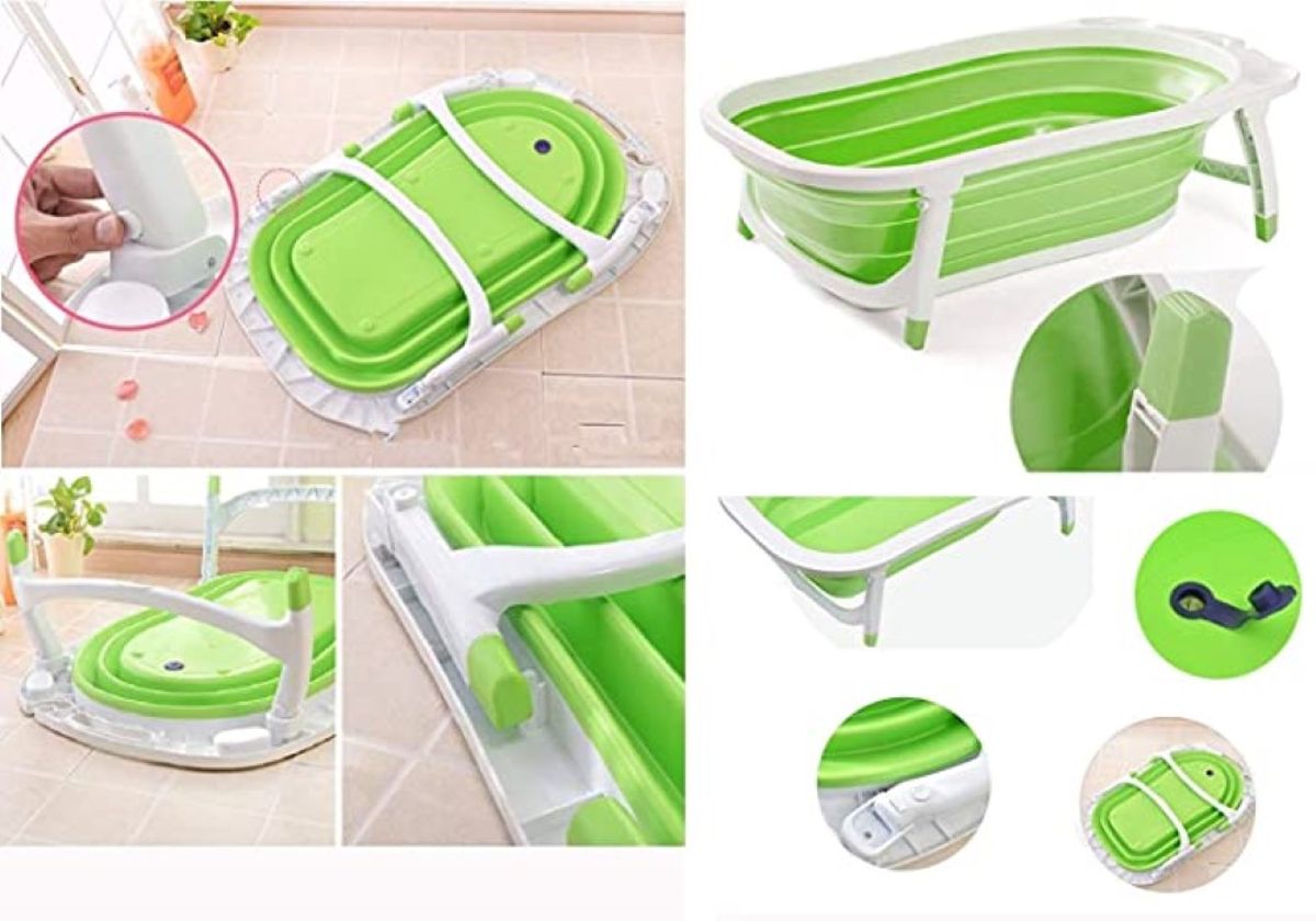 Pikkaboo Baby Foldable Portable Non-Slip Bath Tub Pikkaboo Baby Foldable Portable Non-Slip Bath Tub - Other Accessories 27
