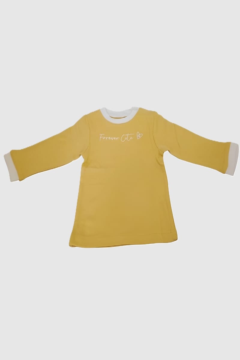Forever Cute Pyjama Top (Peach)