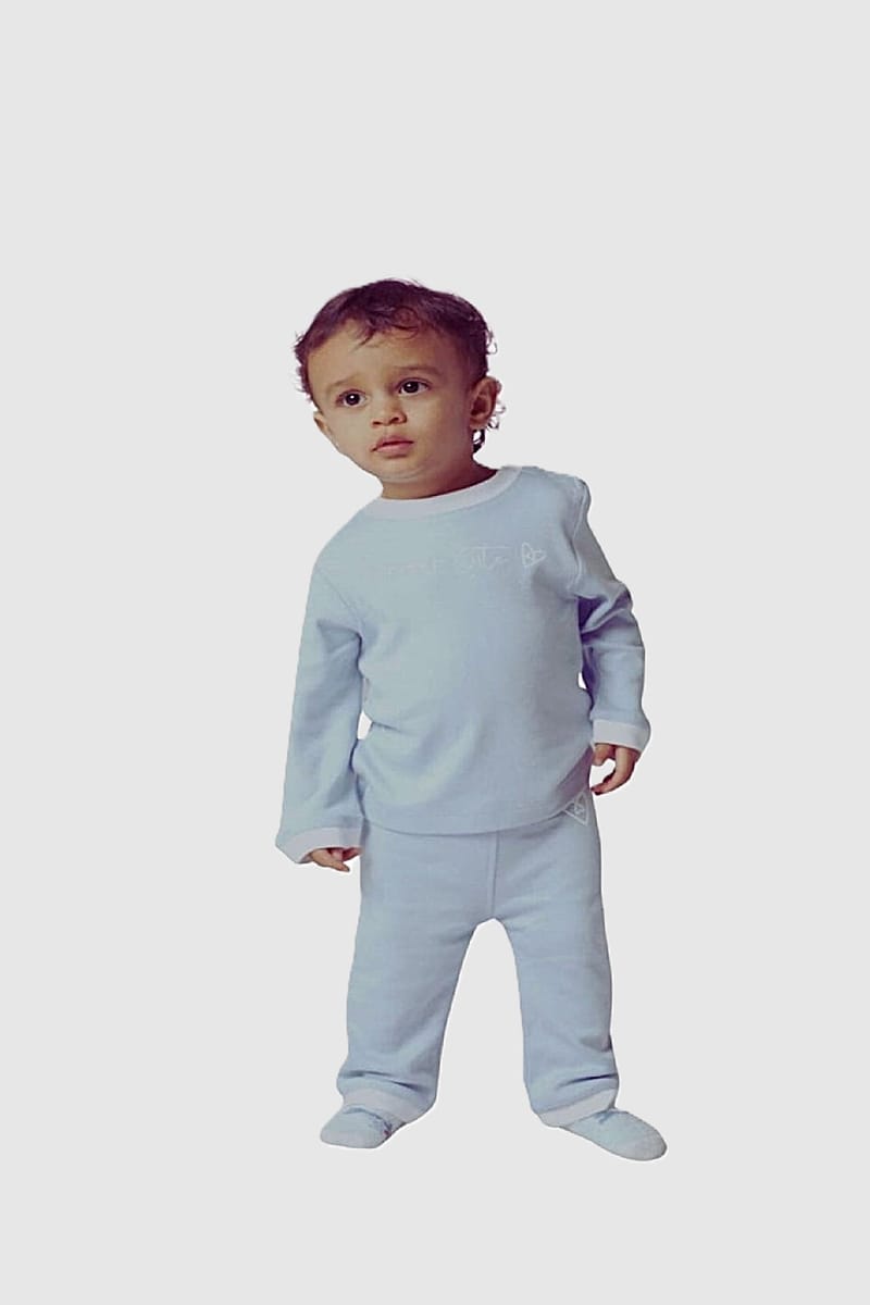 Forever Cute Pyjama Set (Blue)
