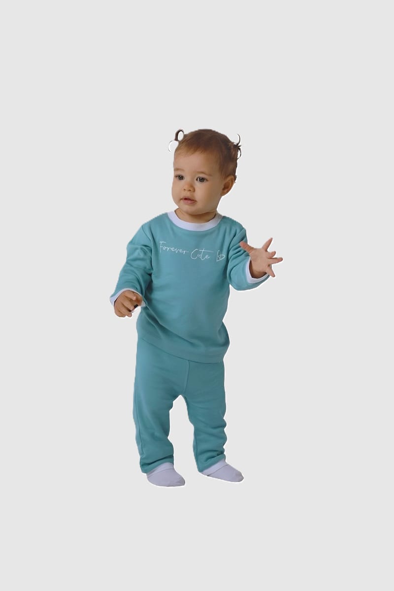 Forever Cute Pyjama Set (Mint)