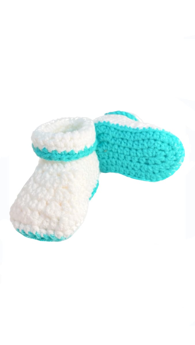 Pikkaboo Cuddles and Snuggles Crochet Baby Booties Pikkaboo - Kids's Shoes 10
