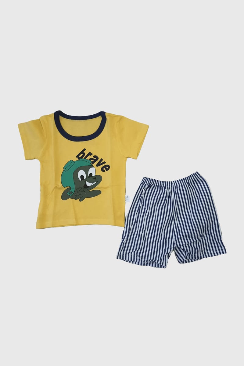 Brave Kid Shorts Set Baby Has - Kids's Dresses 5