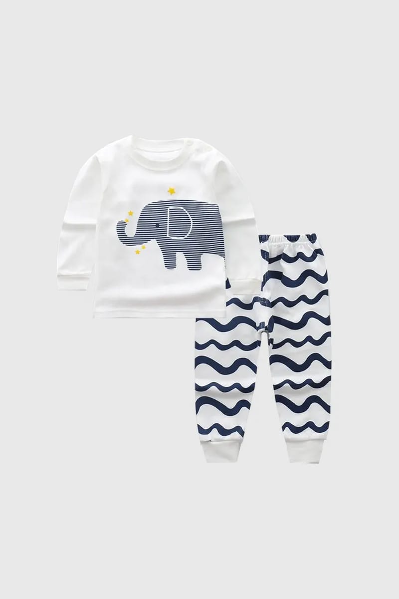 Comfort And Style Combined - Introducing The Cute Elli Pajama Set In Pure Cotton Generic - Kids's Pyjama Sets 8
