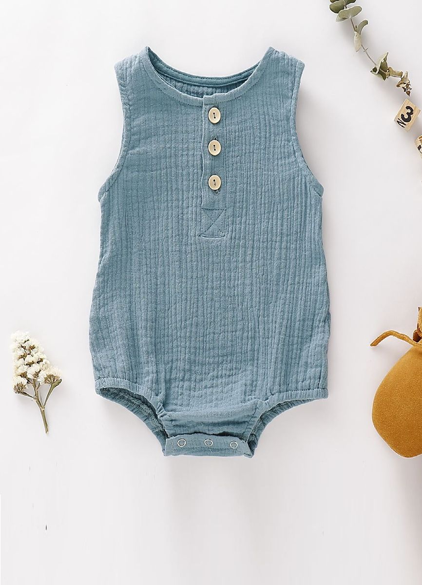 Chic Comfort - Mateo Bodysuit Blue Generic - Kids's Bodysuits 1