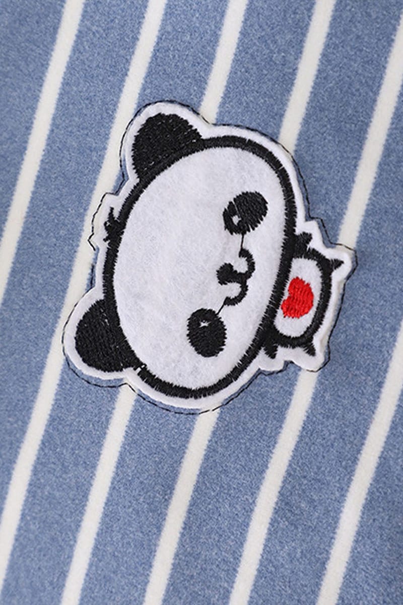 Panda T-Shirt In Blue - Embrace Your Love For Pandas With Style Panda T-Shirt In Blue - Embrace Your Love For Pandas With Style