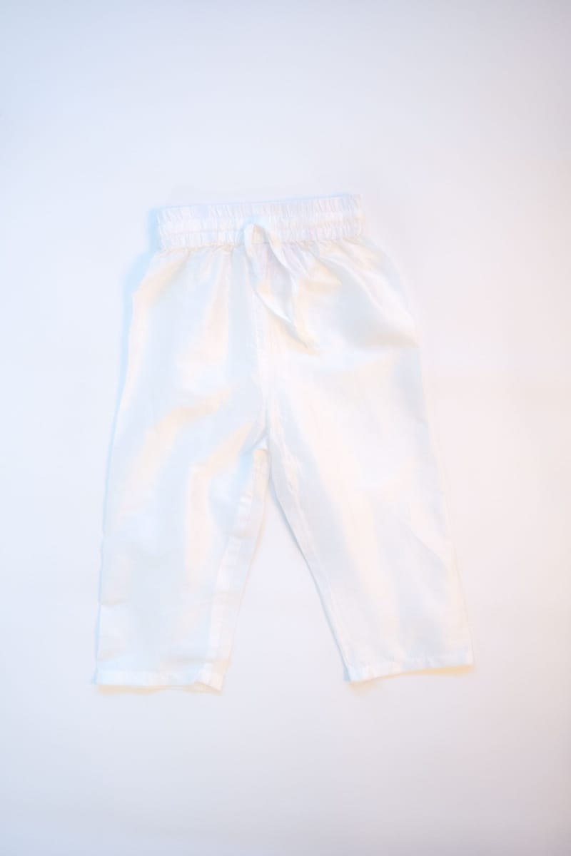 Red Elephant Gold Foil Printed Kurta With Pajama Kyara - Kids's Dresses 3