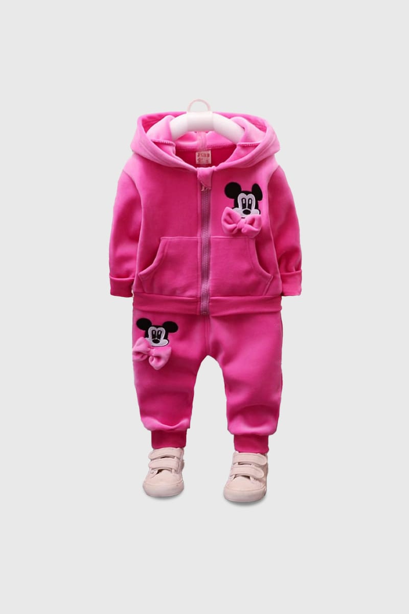 Minnie Mouse Velvet Set