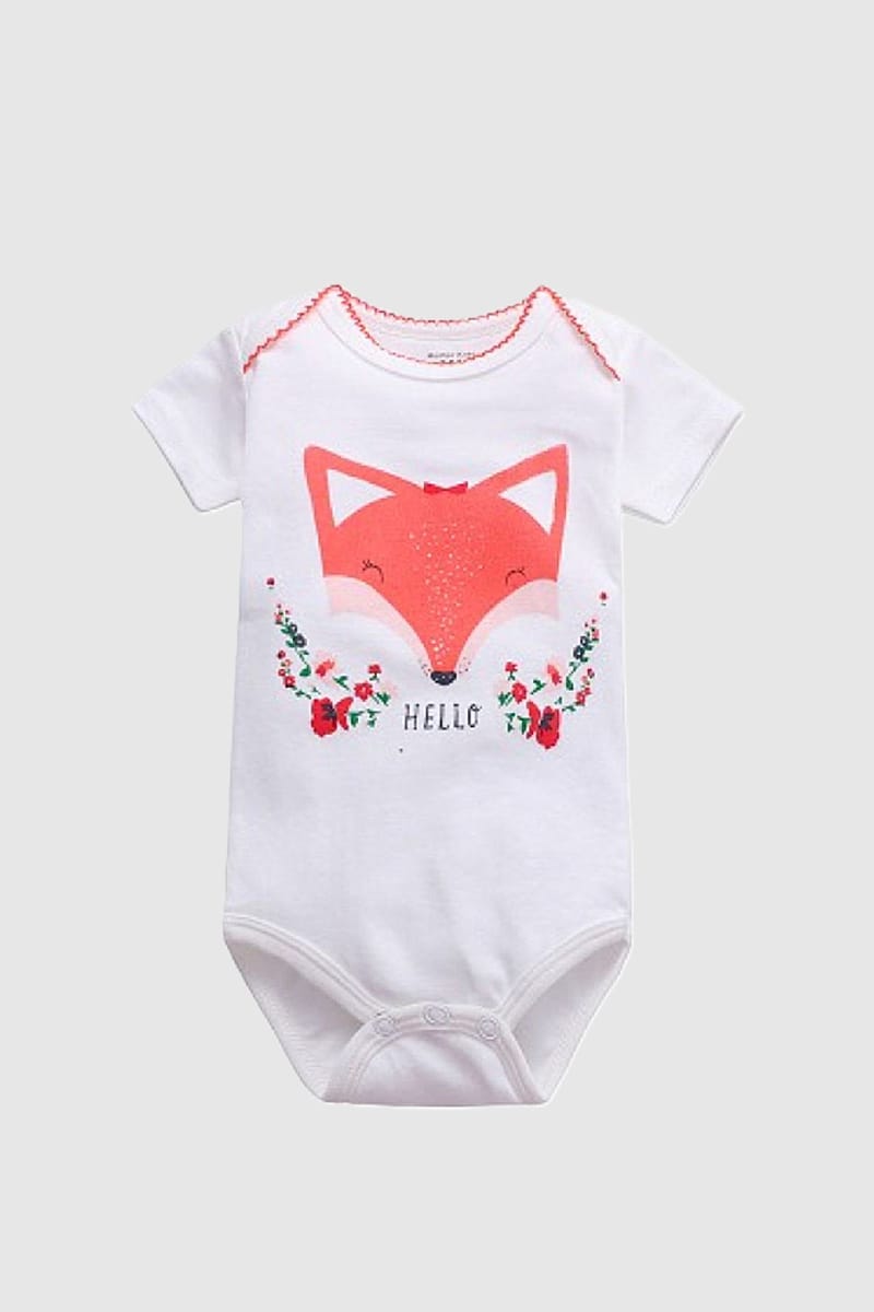 Hello Deer Onesie Pure Cotton Bodysuit For Your Little One