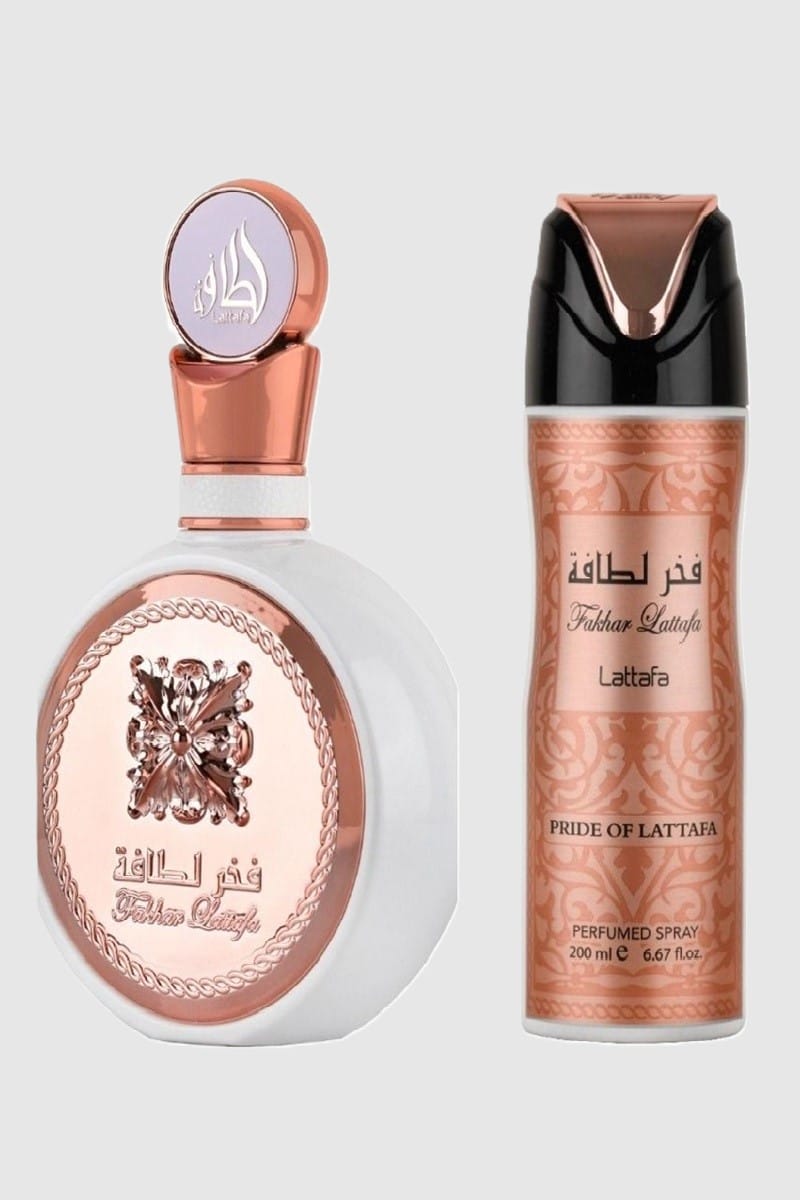 Gift Set Fakhar Lattafa Eau De Perfume 100ml And Deodorant 200ml