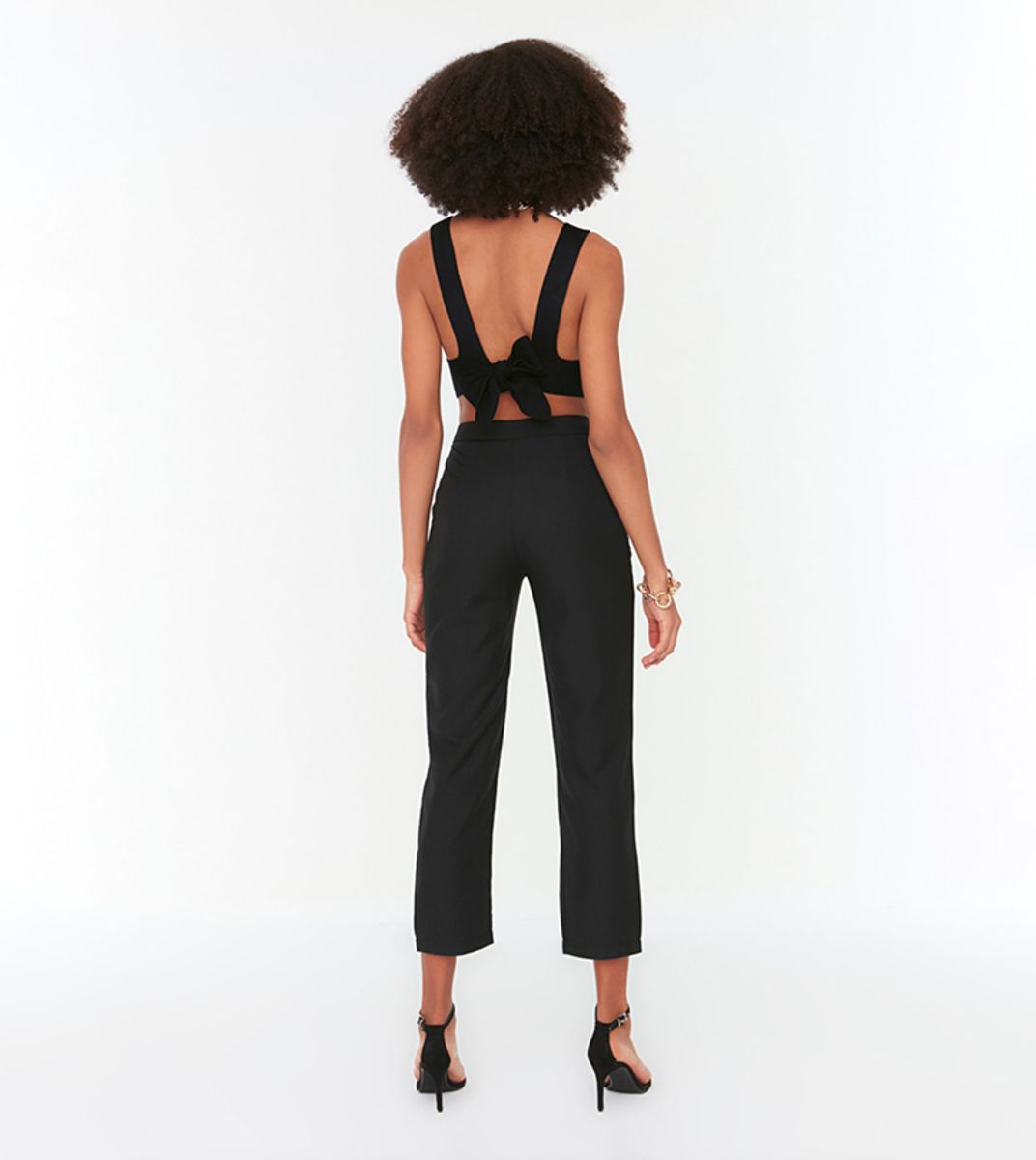 Tailored Women's Pants - Black Trendyol - Women's Formal Pants 4