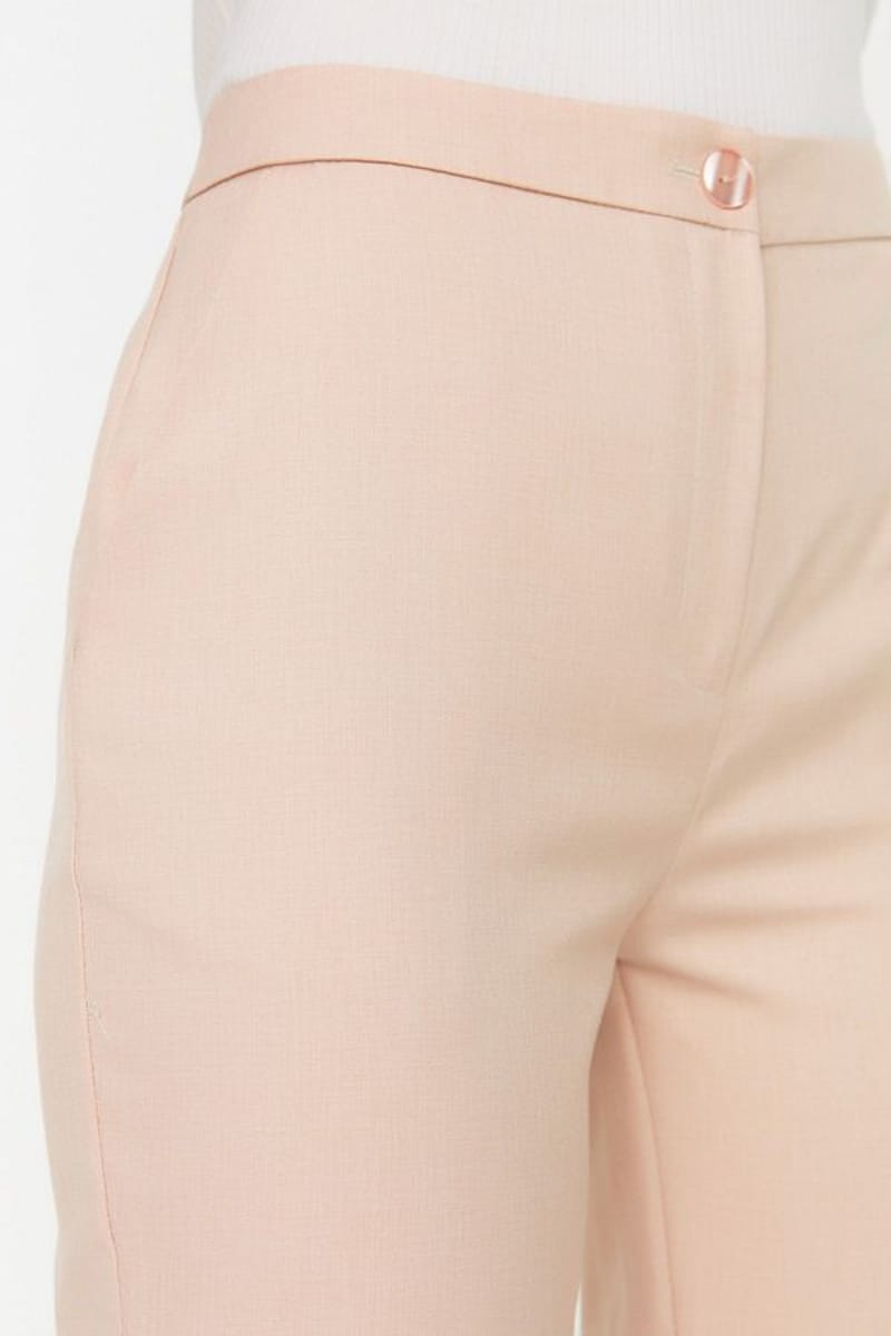 Tailored Women's Pants - Stone Trendyol - Women's Formal Pants 3