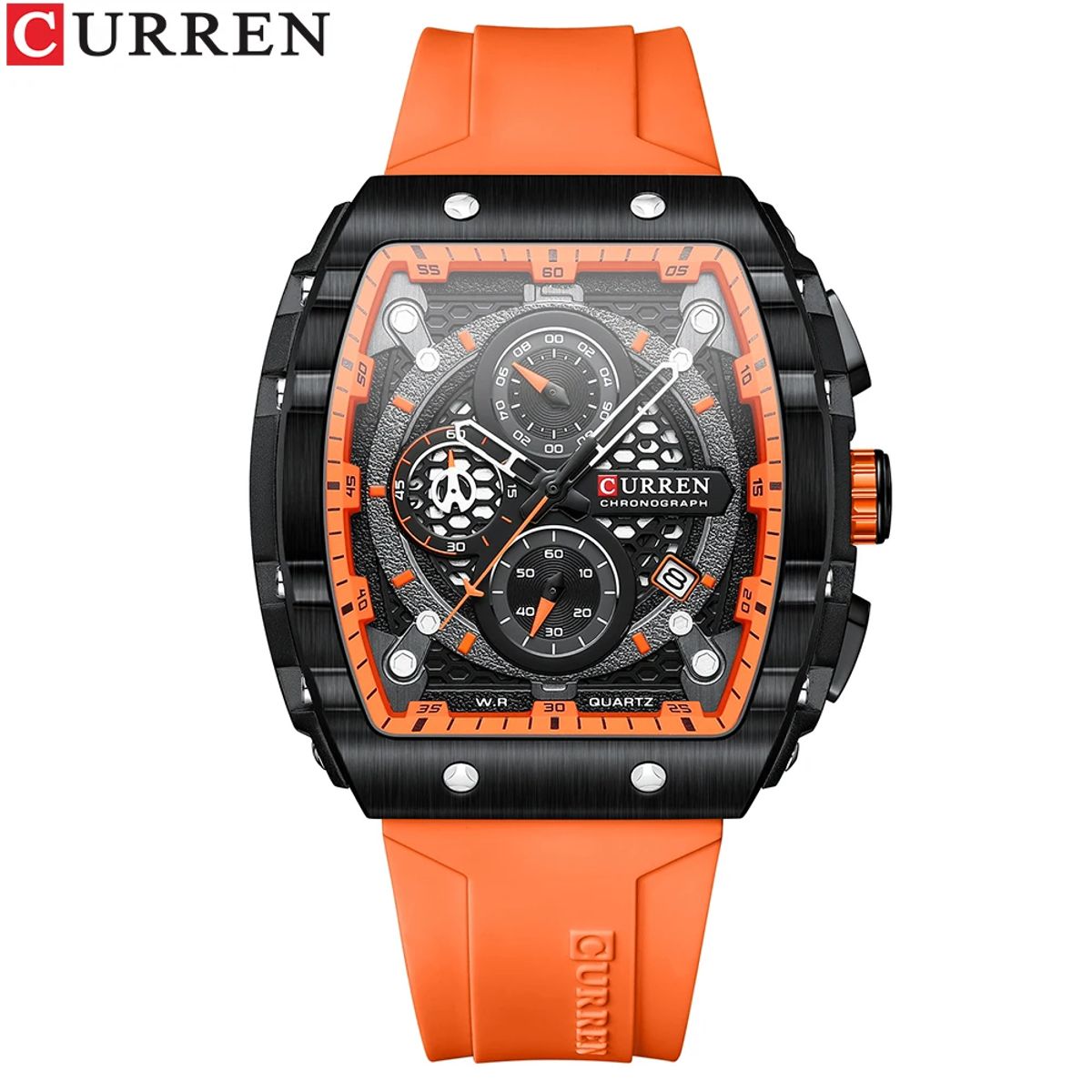 CURREN Unique Rectangular Sports Watch – Bold Design & Everyday Functionality Curren - Men's Dress Watches 1