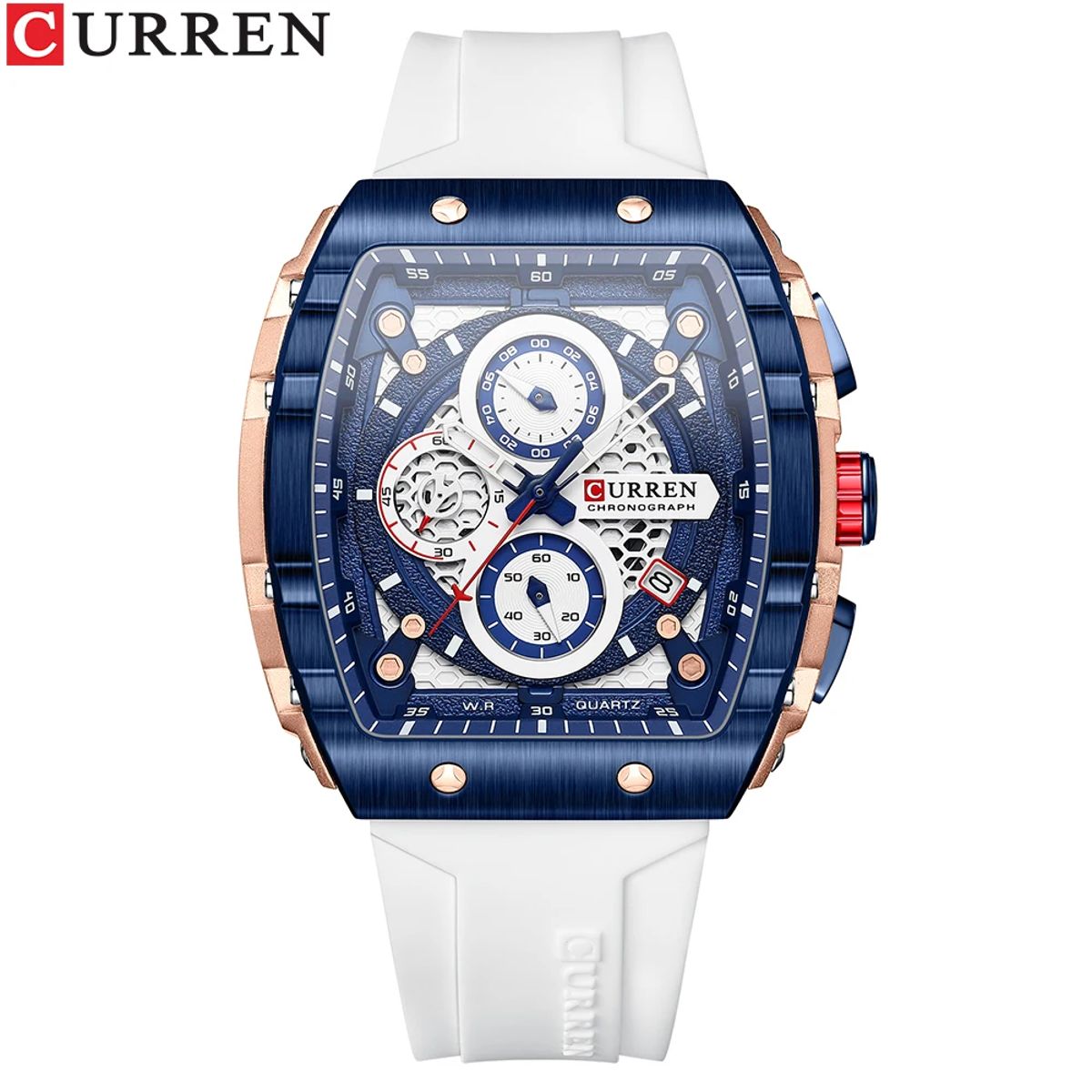 CURREN Unique Rectangular Sports Watch – Bold Design & Everyday Functionality Curren - Men's Dress Watches 2