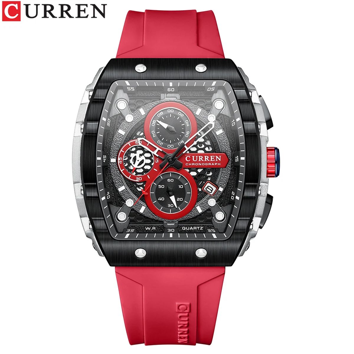 CURREN Unique Rectangular Sports Watch – Bold Design & Everyday Functionality Curren - Men's Dress Watches 3