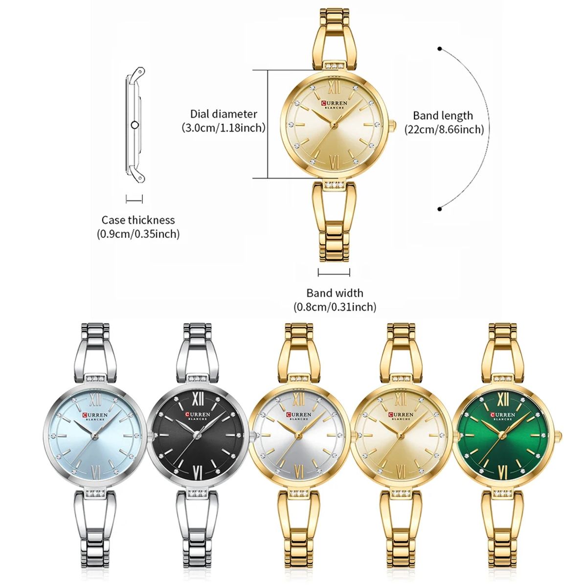 Curren - Women's Dress Watches 5