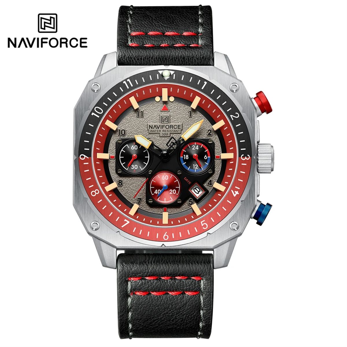 Sports Multifunction Quartz Watch – Stylish and Durable Design for Men Naviforce - Men's Dress Watches 6