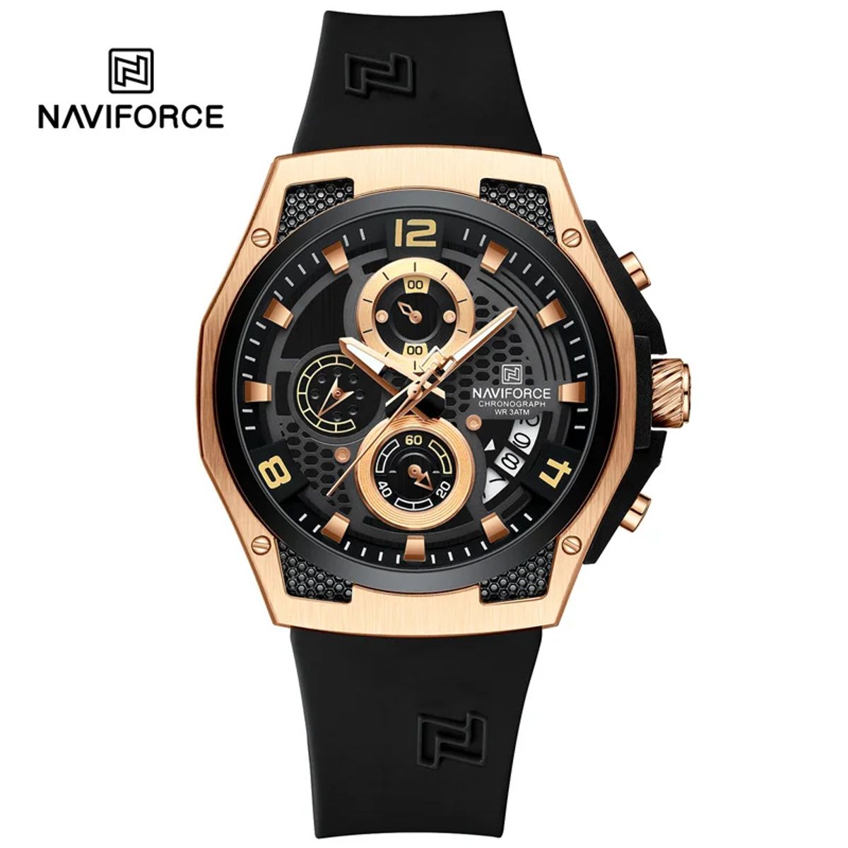 Luxury Sports Quartz Watch – Durable and Multifunctional for Men Naviforce - Men's Dress Watches 4