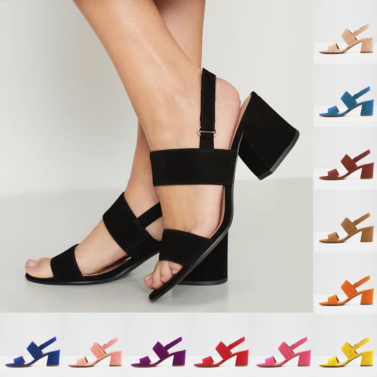Loslandifen - Women's Mid-Heel Sandals 1