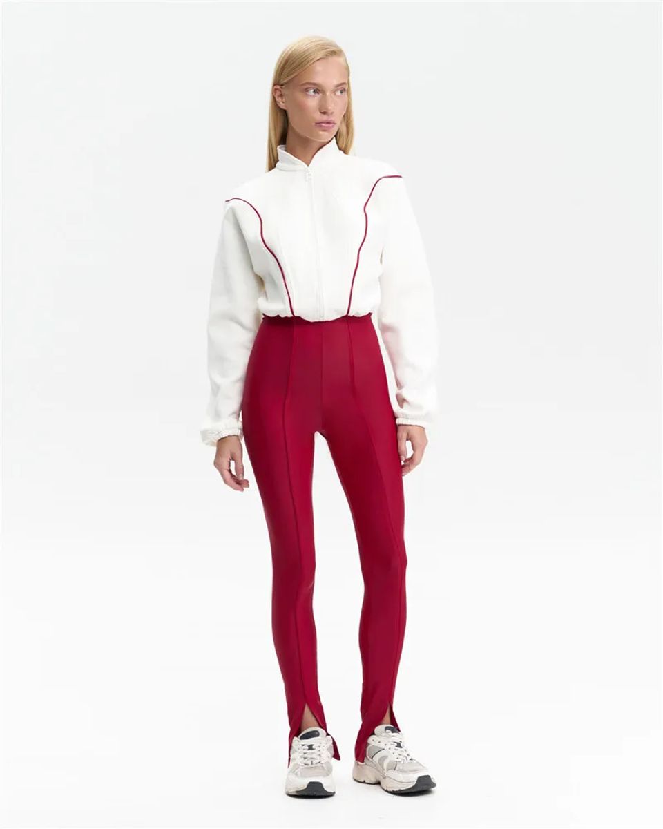 Long Sleeve Patchwork Jumpsuit For Women Mozision - Women's Jumpsuits