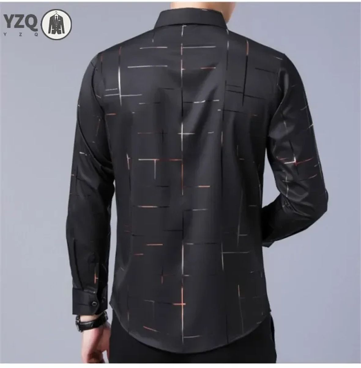 Yzq - Men's Long Sleeves Shirts 1