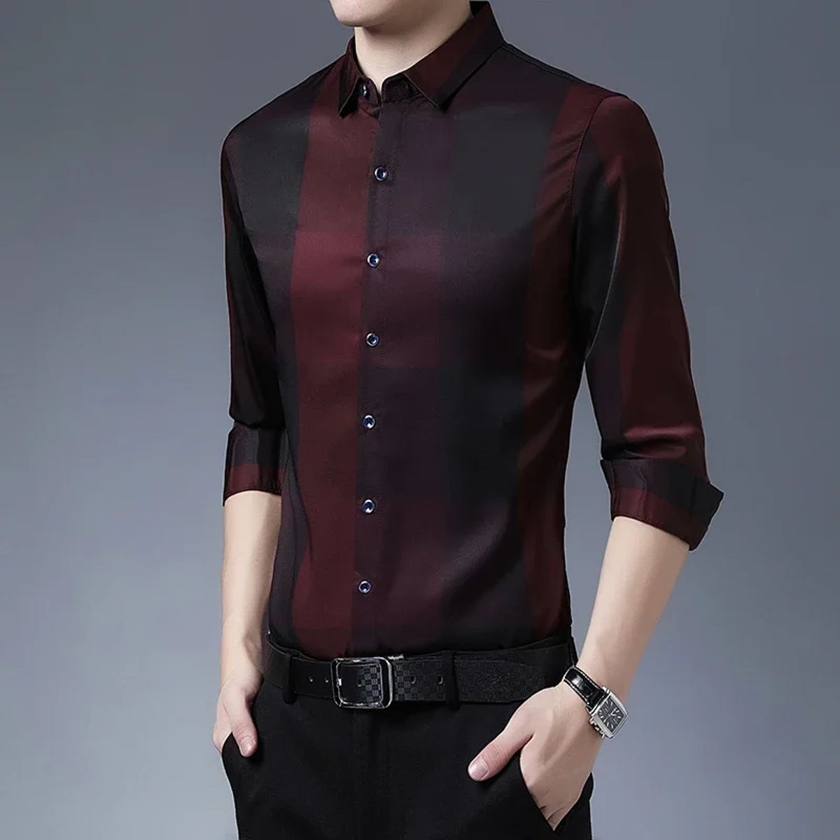 Yzq - Men's Long Sleeves Shirts 2