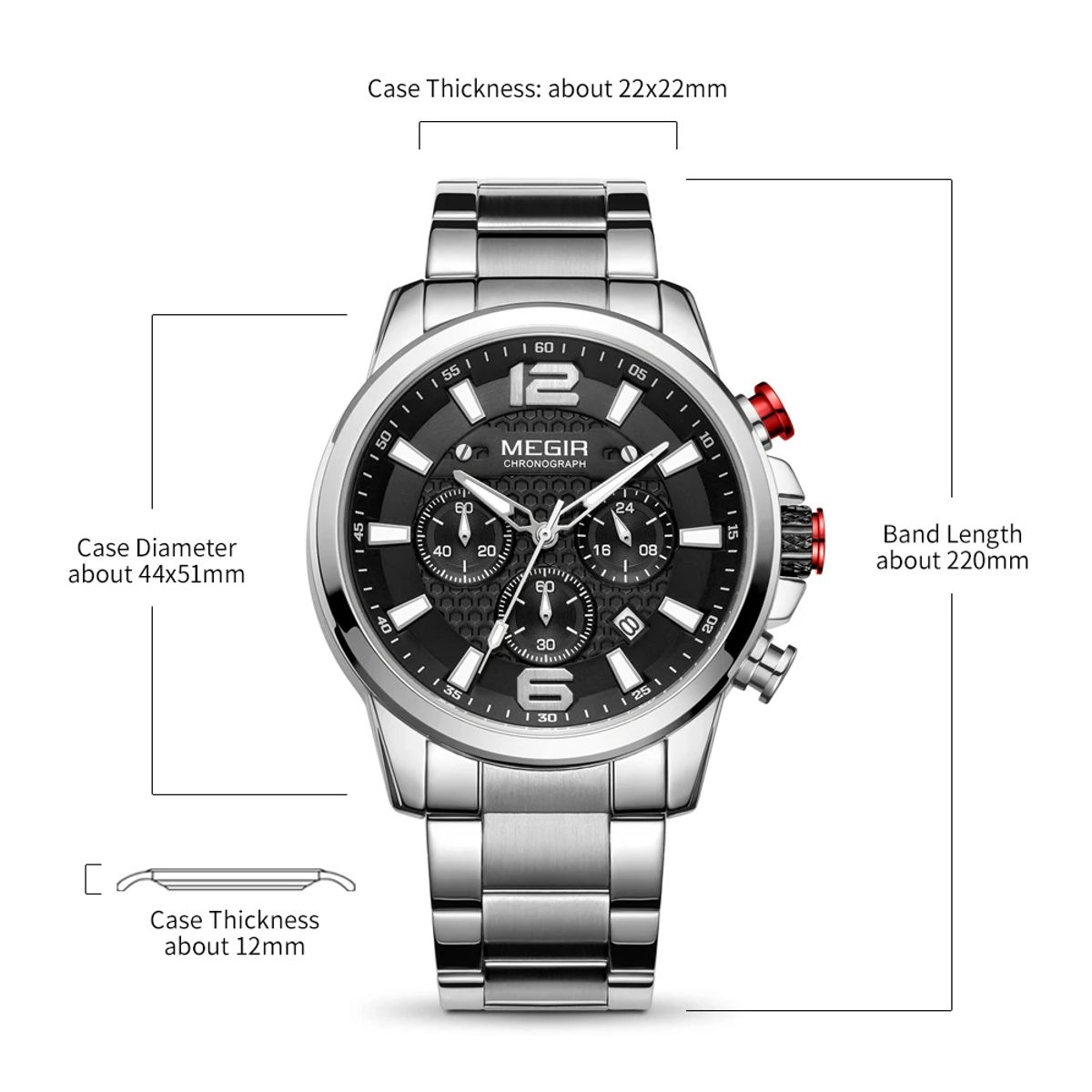 Megir - Men's Dress Watches 4